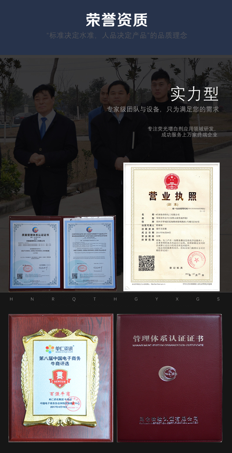 荣誉资质 荣誉资质