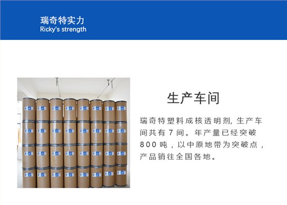 成核透明剂车间