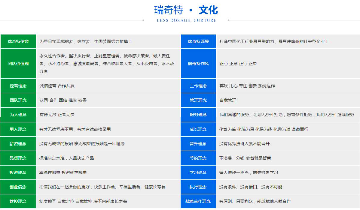 瑞奇特企业文化